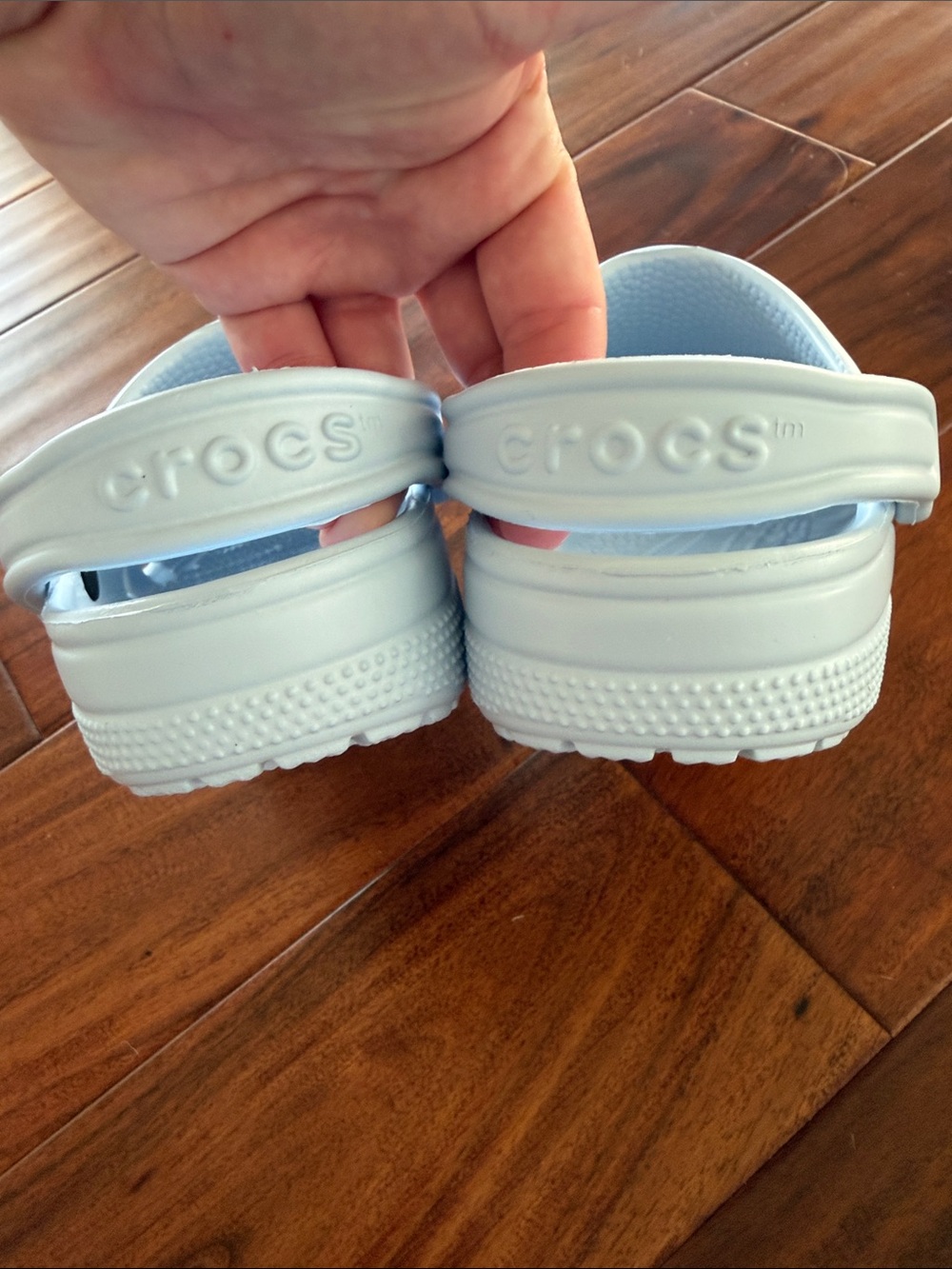 CROCS Classic Kids Clogs in Pale Blue - Picture 4 of 5